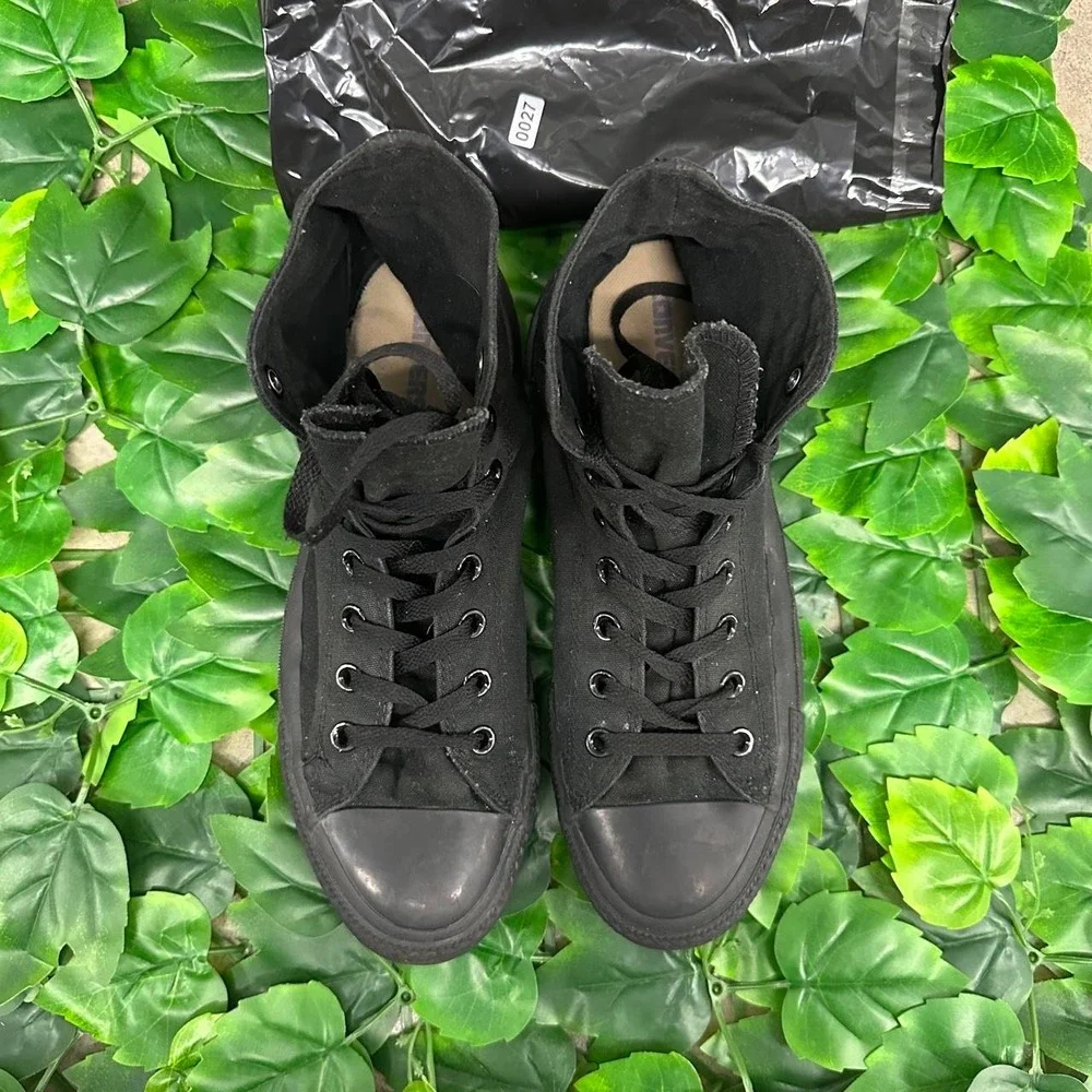 Converse Chuck Taylor All Star Black Monochrome High Top Sneakers